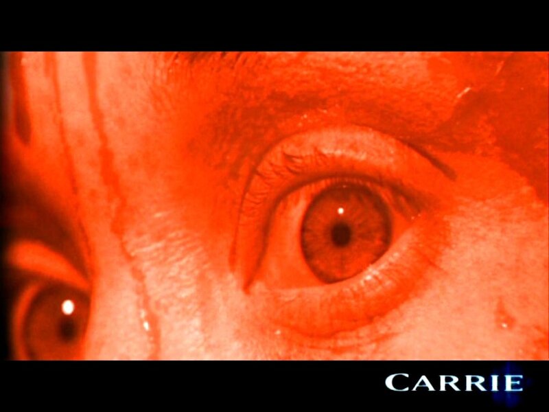 close-up of eye in red light