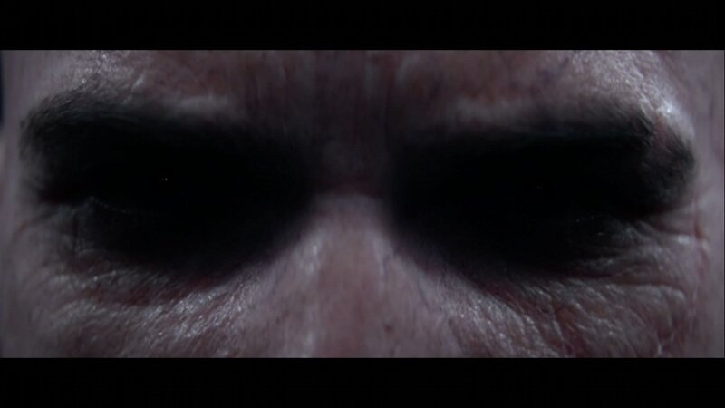 close-up of eyes