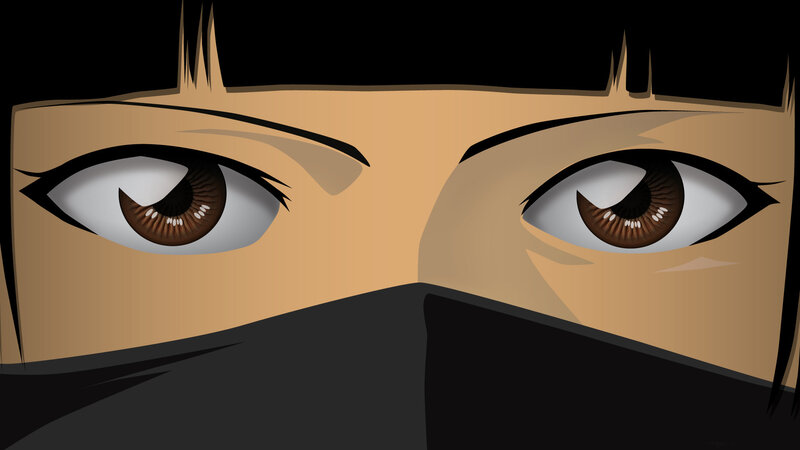 Close-up of Eyes — Brown