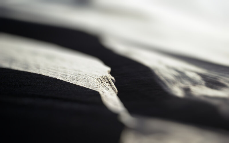 Close-up of Fabric Texture — Black