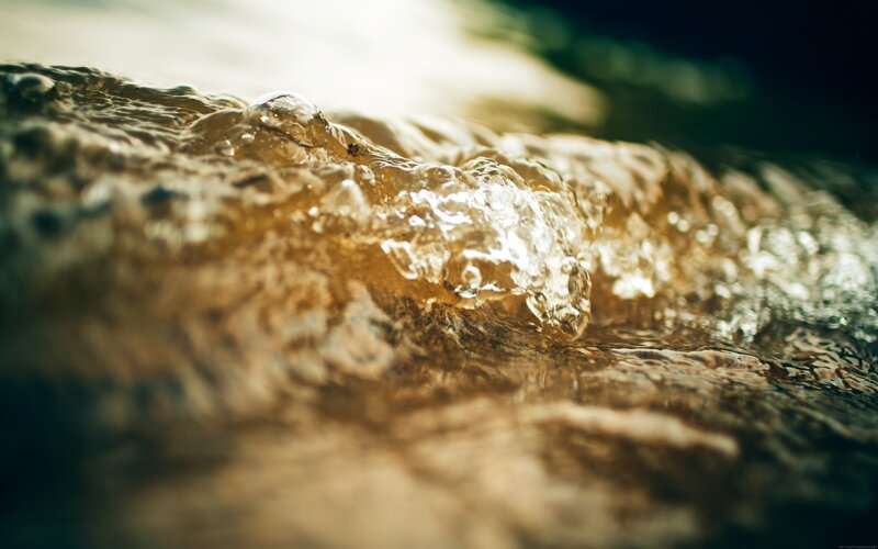 Close-up of flowing water