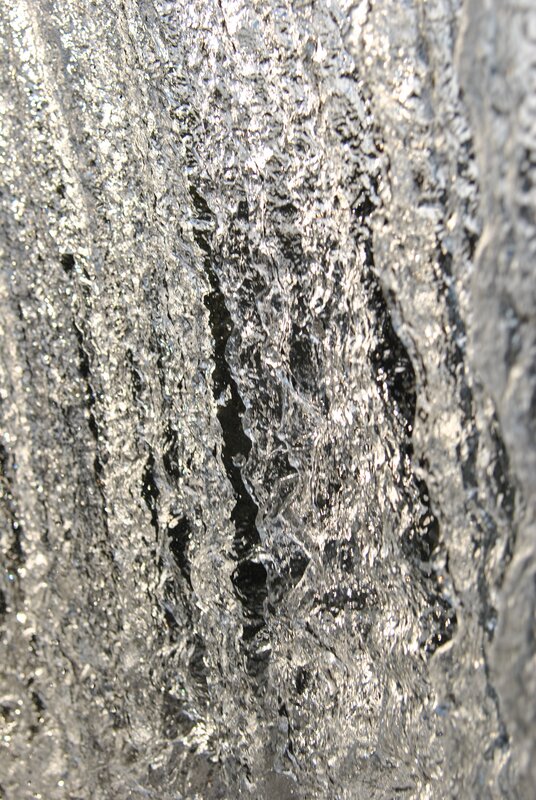 close-up of flowing water