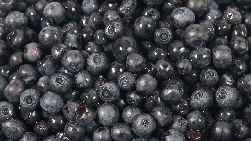 Close-up of fresh blueberries