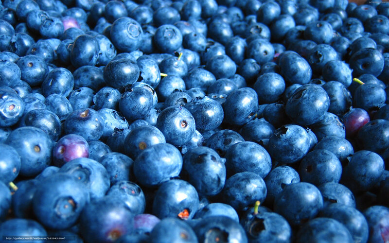 Close-up of fresh blueberries