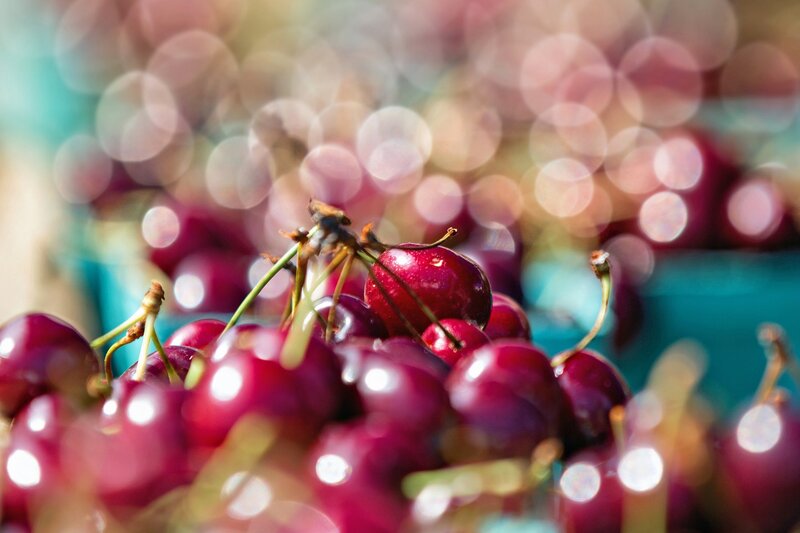 Close-up of fresh cherries