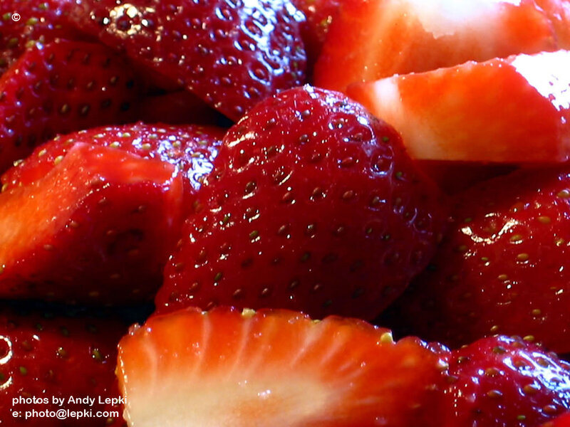 Close-up of fresh strawberries