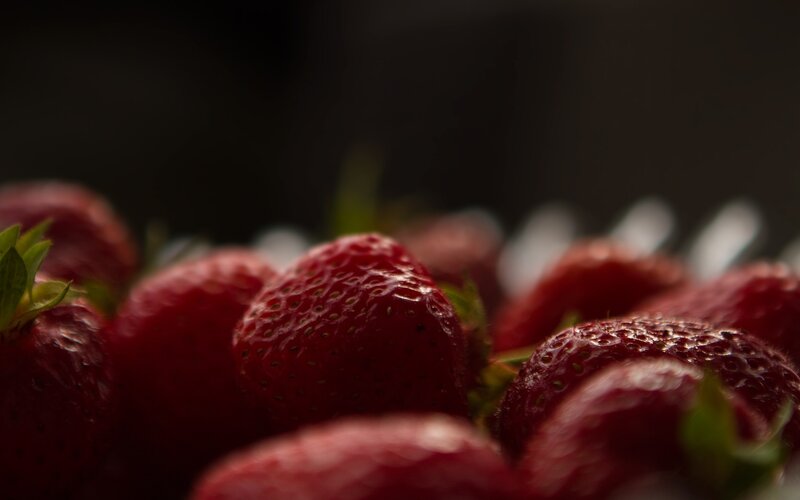 Close-up of fresh strawberries