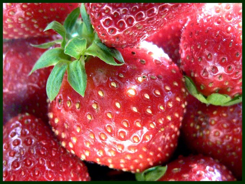 Close-up of fresh strawberries