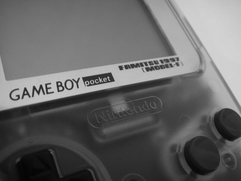 Close-up of Game Boy Pocket