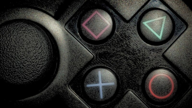 Close-up of Game Controller — Black