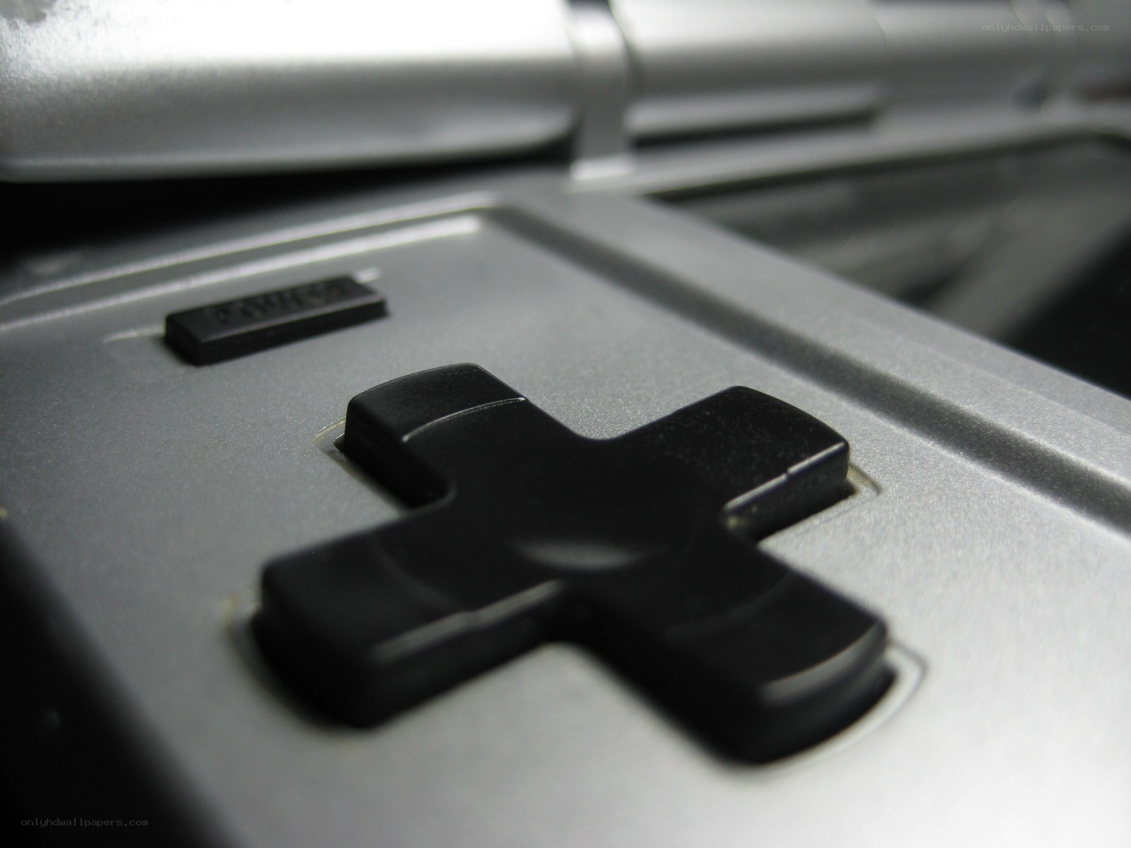 close-up of gamepad controls