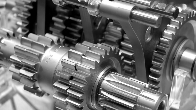 Close-up of Gear Mechanism