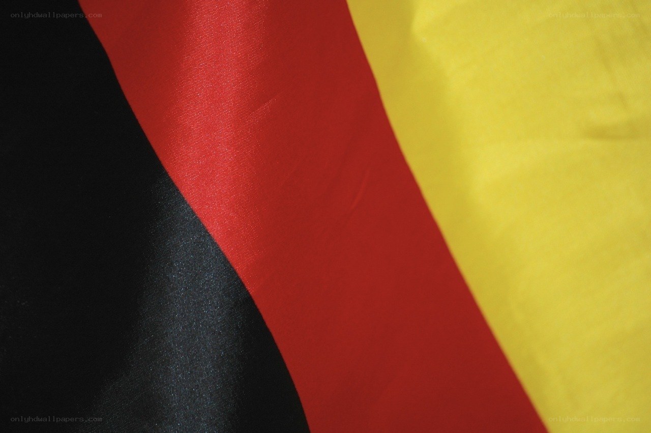 close-up of german flag