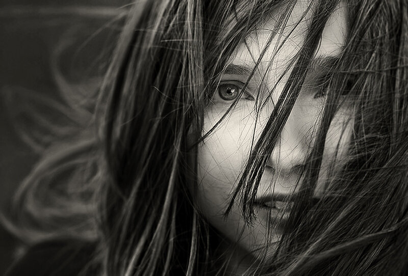 Close-up of Girl's Face