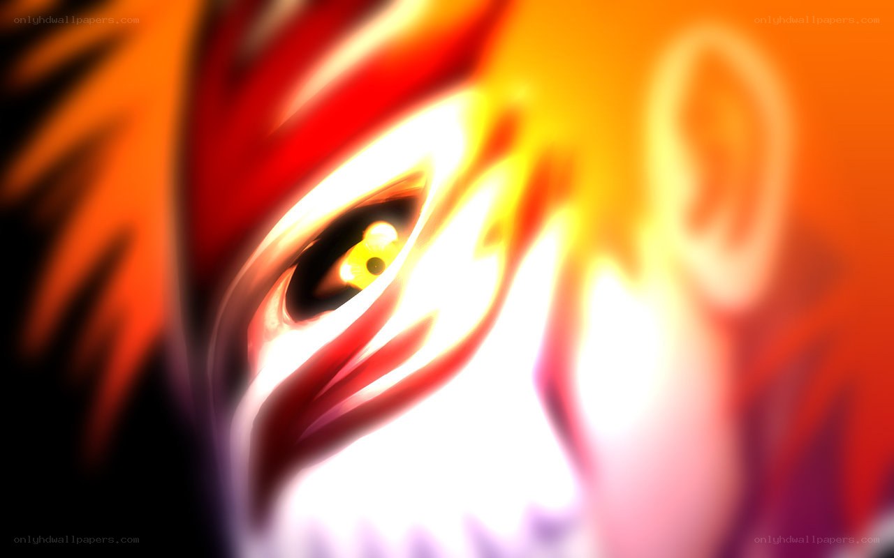 close-up of glowing eye