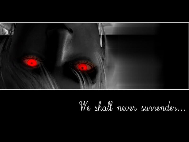 Close-up of Glowing Eyes — Black, Dark