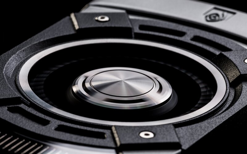 Close-up of Graphics Card Fan