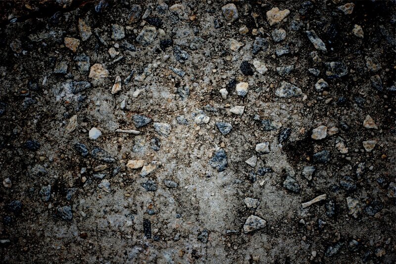 close-up of gravel surface