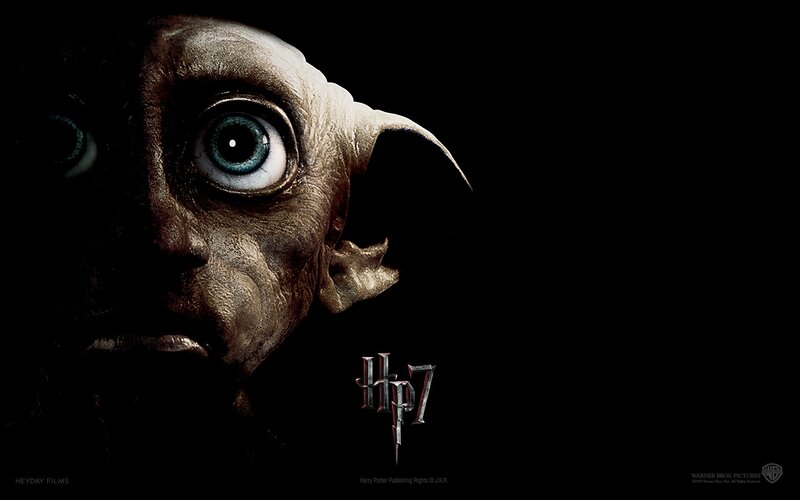 Close-up of House-elf Face — Black