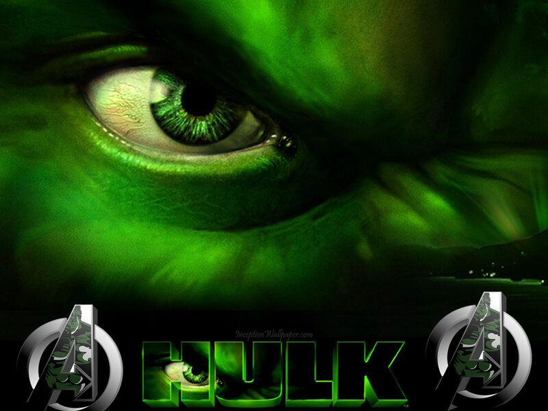 Close-up of Hulk's Eye — Green