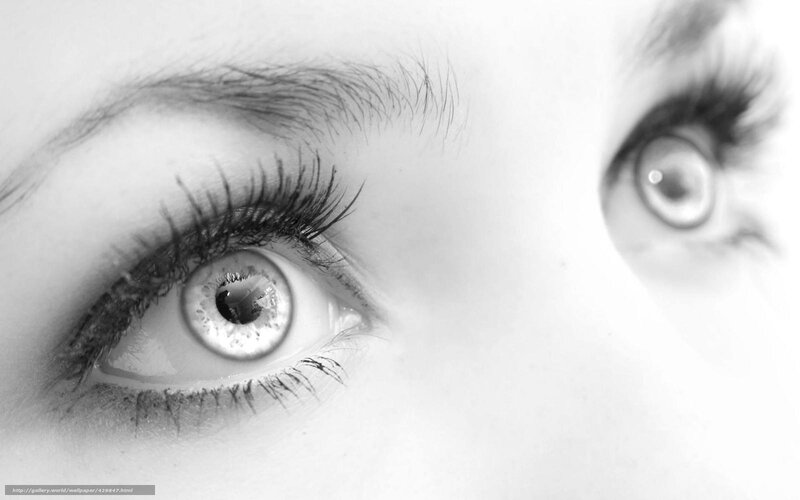 Close-up of human eyes
