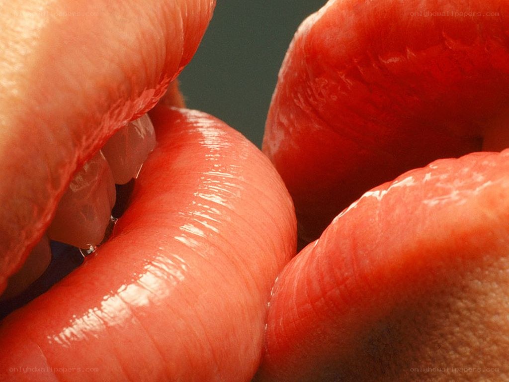 close-up of human lips