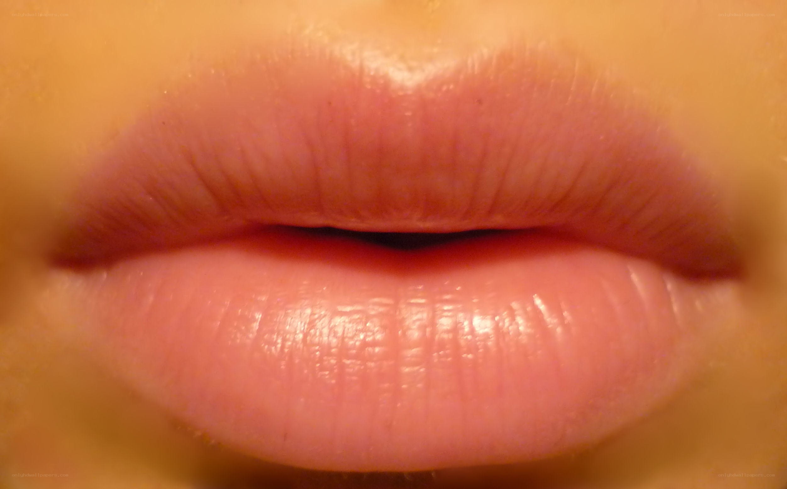 close-up of human lips