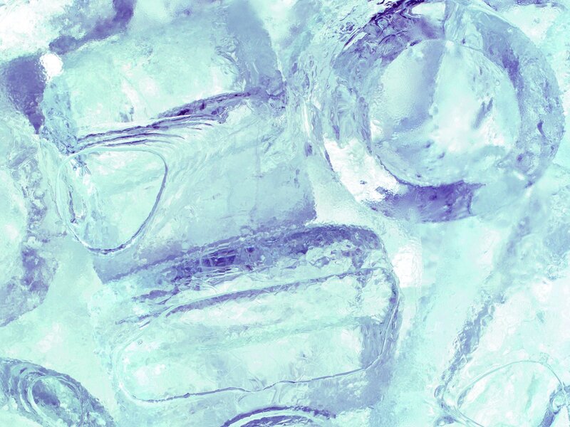 Close-up of ice cubes