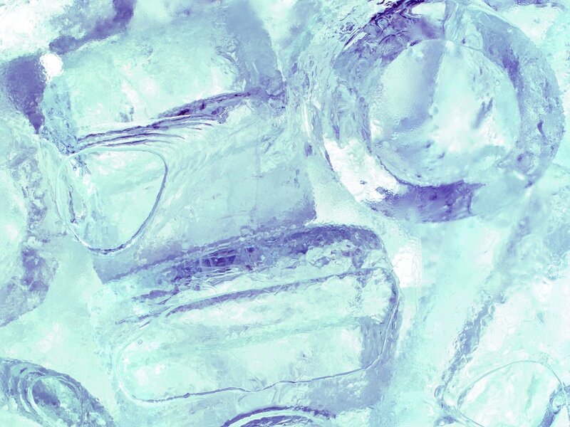 Close-up of ice cubes