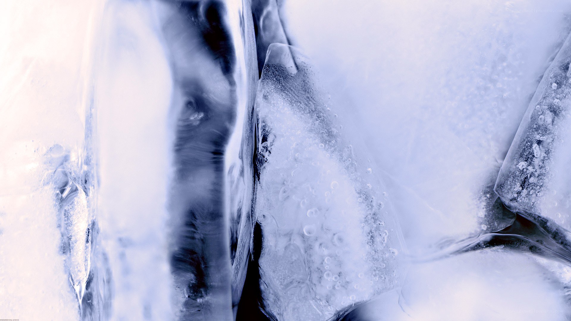 Close-up of ice texture