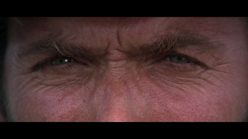 close-up of intense eyes