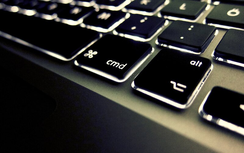 close-up of keyboard keys