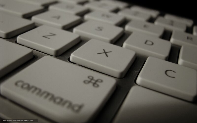 Close-up of Keyboard Keys — Gray, Dramatic