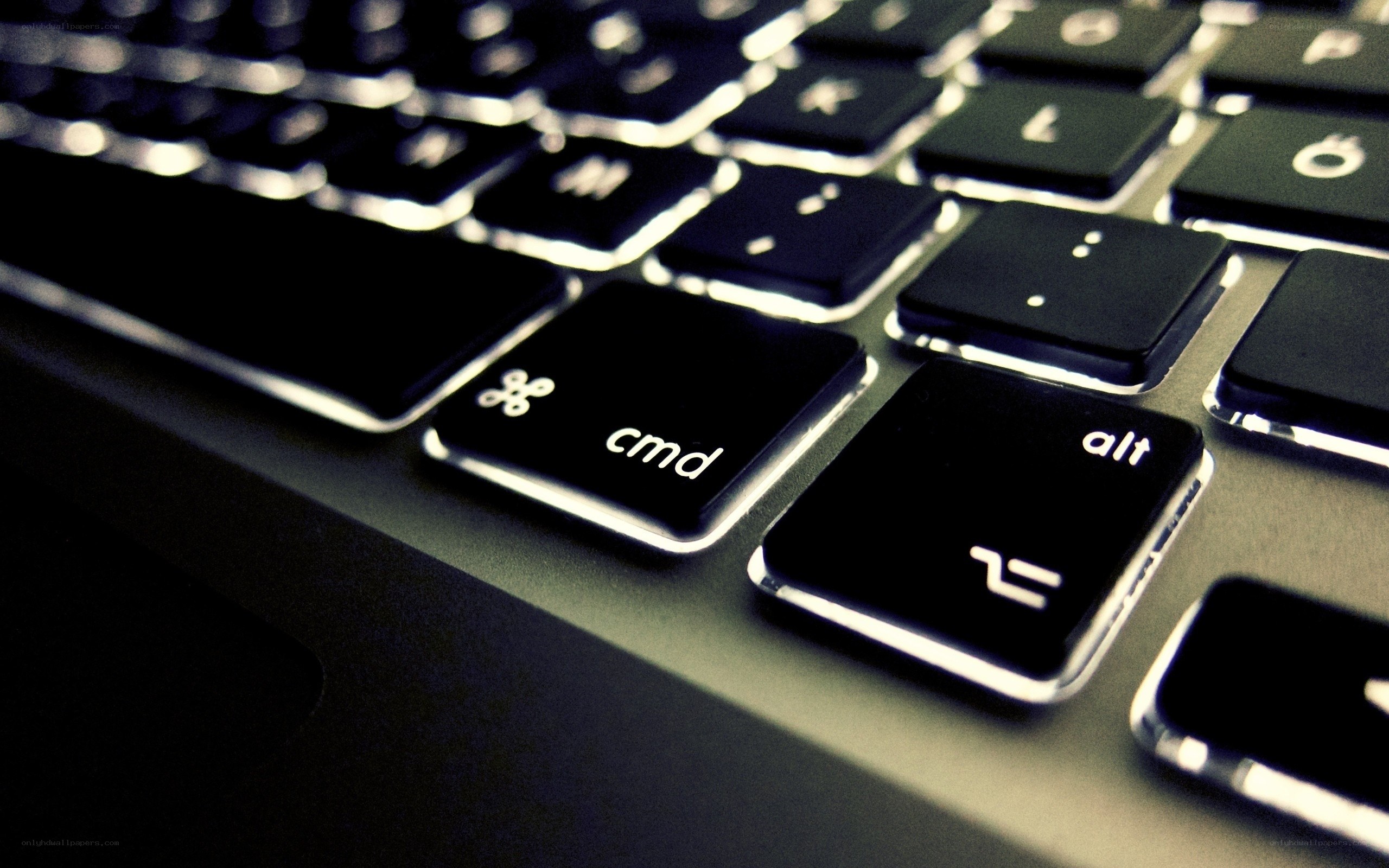 close-up of laptop keyboard
