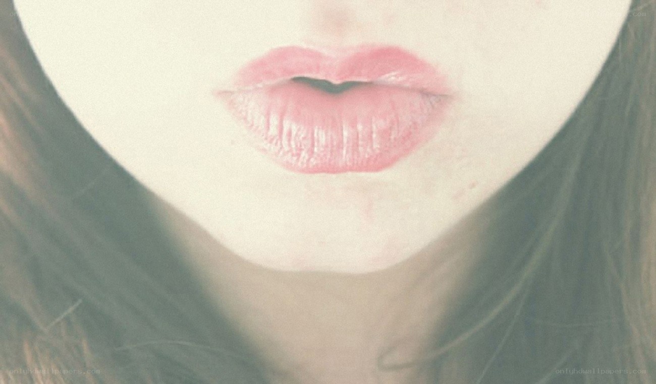 close-up of lips