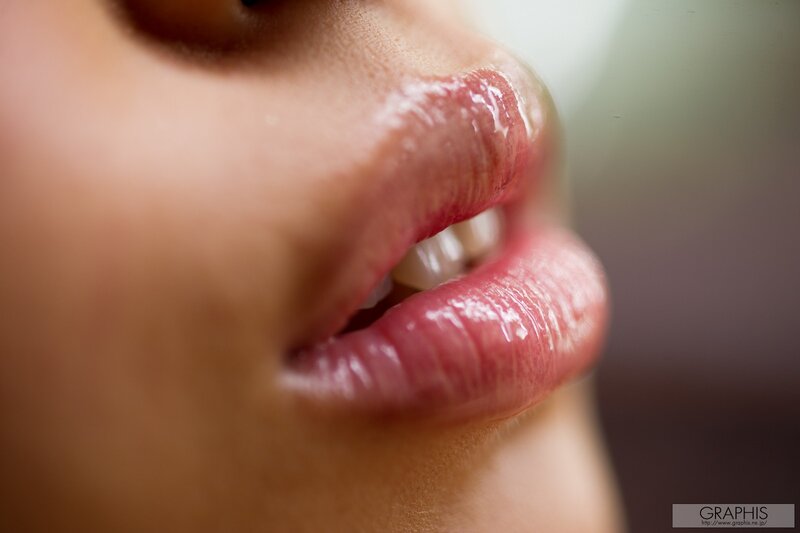 close-up of lips