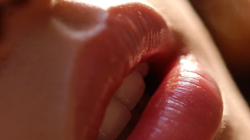 close-up of lips and teeth