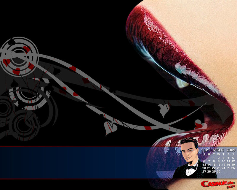 Close-up of Lips — Black