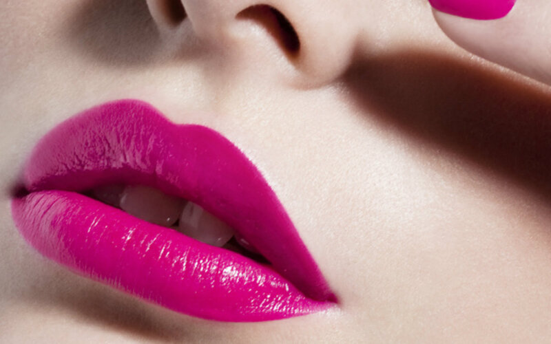 Close-up of Lips — Magenta