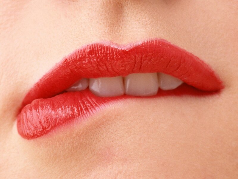 Close-up of Lips — Neutral, Photograph