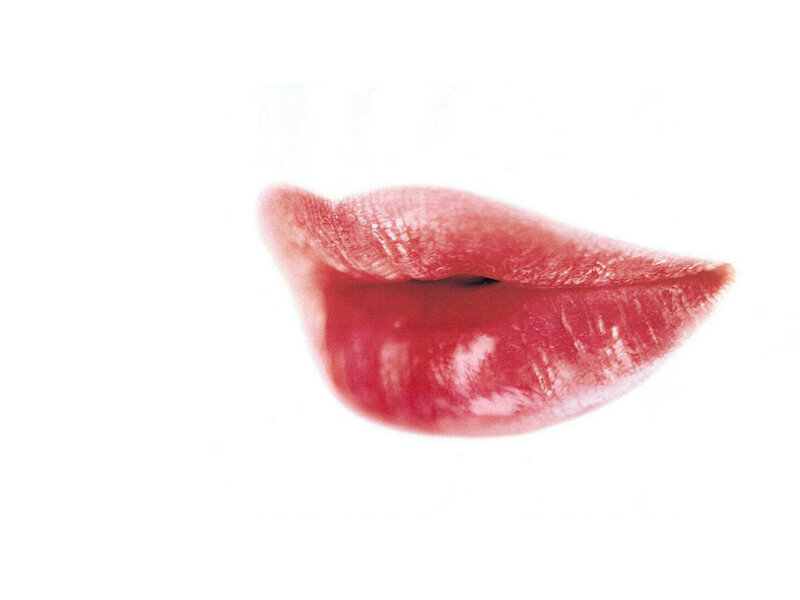 Close-up of Lips — Neutral, White