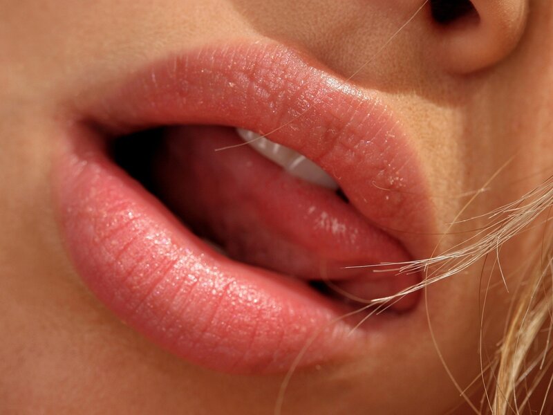 Close-up of Lips — Pink, Neutral
