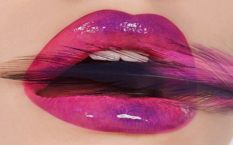 Close-up of Lips — Pink