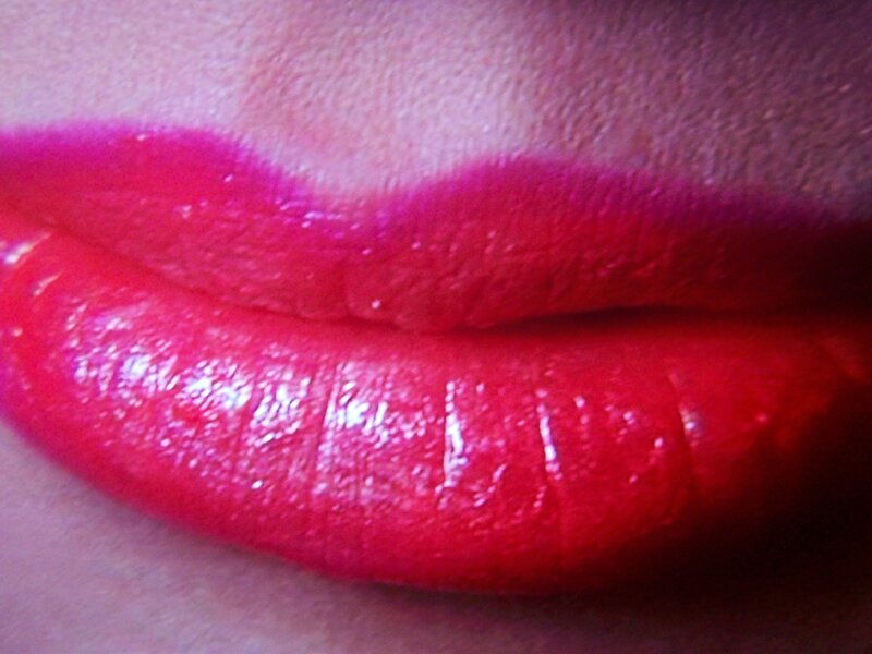 Close-up of Lips — Red, Neutral