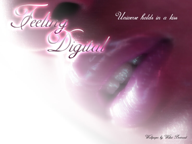 Close-up of lips with text overlay