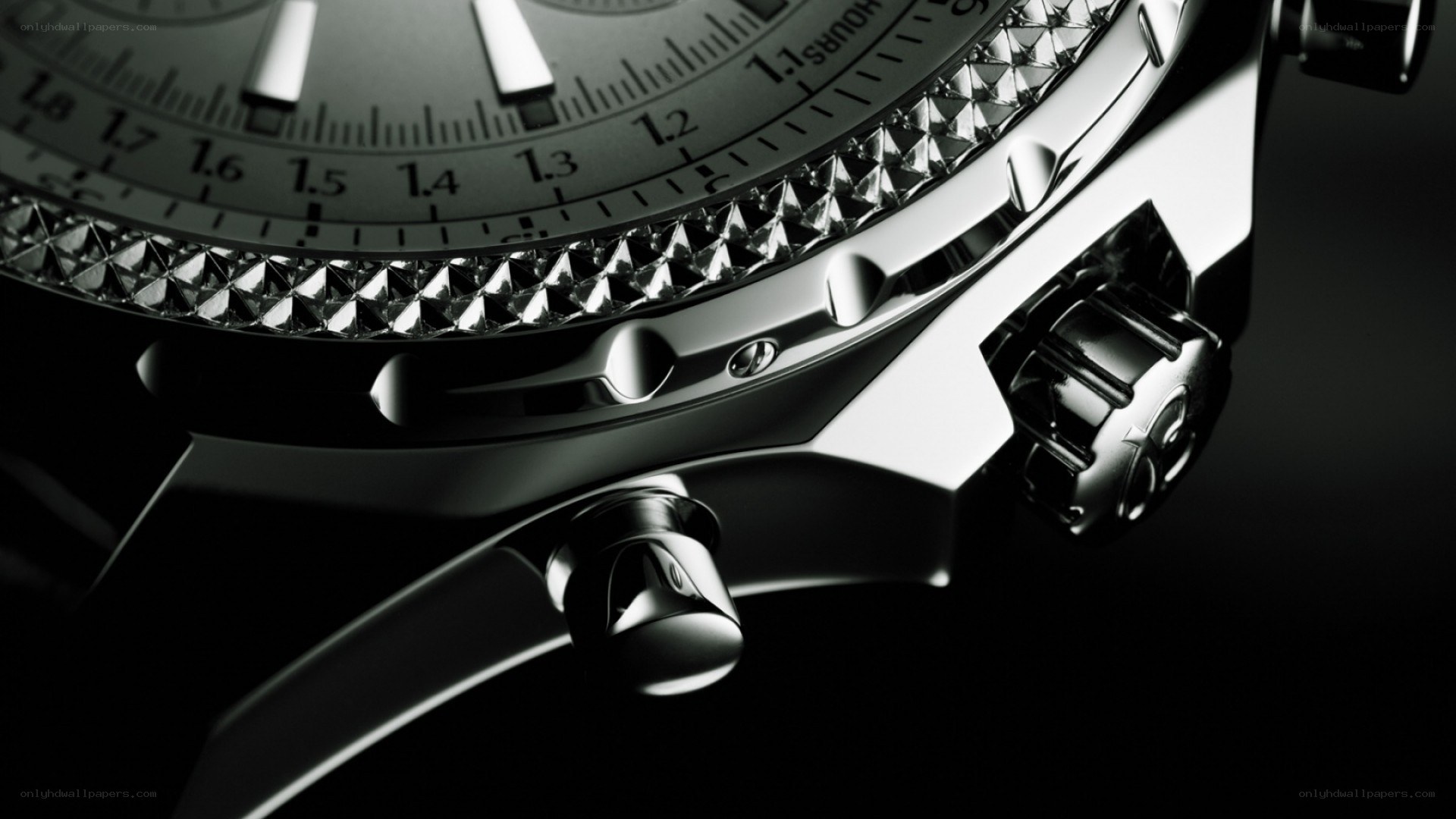close-up of luxury watch