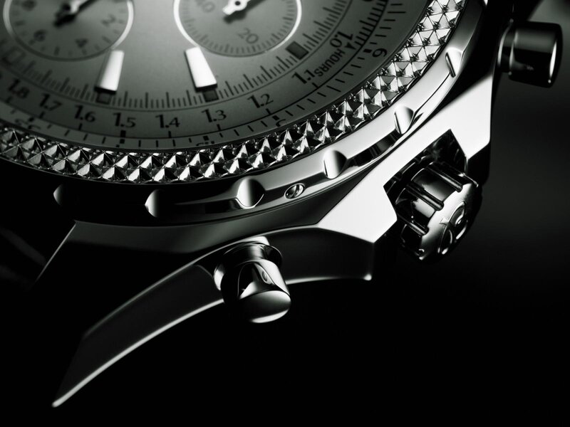 close-up of luxury watch