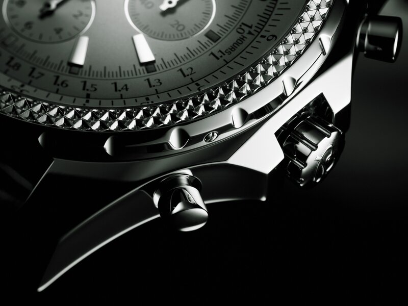 close-up of luxury watch