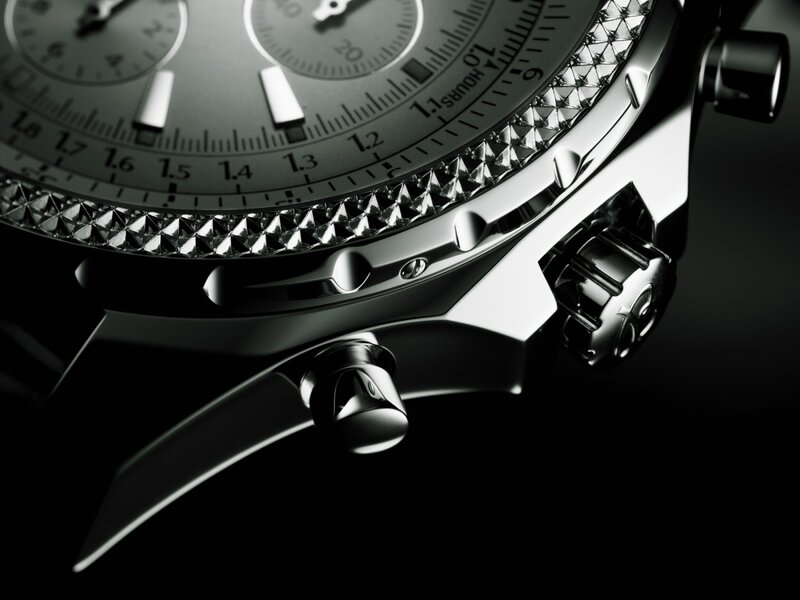 close-up of luxury watch