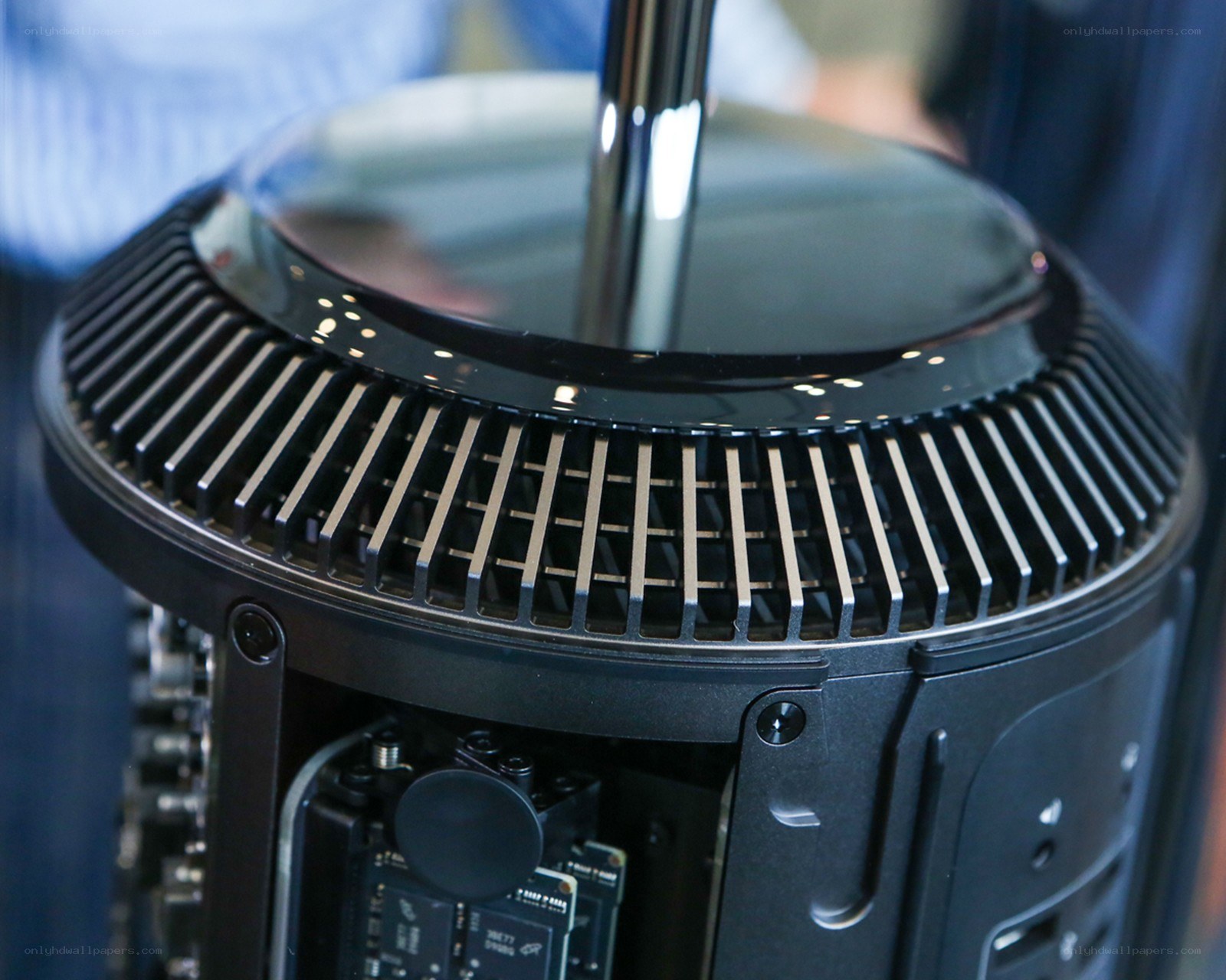 Close-up of Mac Pro top